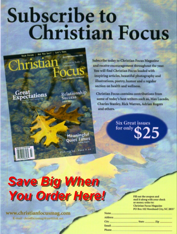 Subscribe to Christian Focus Magazine now!